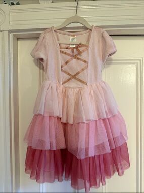Gymboree Pink Tiered Tulle Princess Costume Dress - Ballet Disney Dress up 7